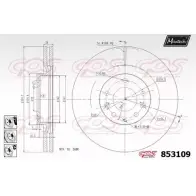Тормозной диск MAXTECH 8 53109 M8MRK0 853109.6880 1194803971