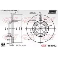 Тормозной диск MAXTECH 855 002 PA4EYR 1194804055 855002.0060