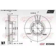 Тормозной диск MAXTECH 1194804079 855006.0060 7BW5293 8 55006
