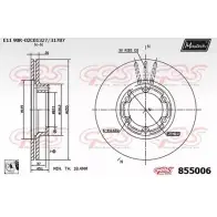 Тормозной диск MAXTECH 855006.0080 1194804080 JN8Z7Z 8 55006
