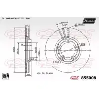 Тормозной диск MAXTECH 855008.0060 1194804091 8550 08 ISN7S08