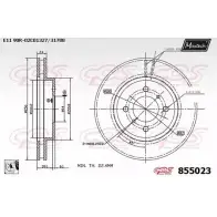 Тормозной диск MAXTECH 855023.0080 85 5023 1194804116 MK9UOX