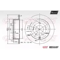 Тормозной диск MAXTECH H7MX8XD 85 5107 855107.0000 1194804420
