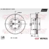 Тормозной диск MAXTECH 85 7021 VZMI76 1194804614 857021.0080