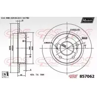 Тормозной диск MAXTECH 857062.0080 3U4IOY 1194804668 857 062
