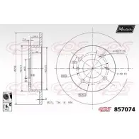 Тормозной диск MAXTECH 857 074 0ONXEJJ 1194804723 857074.6060