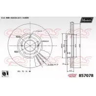 Тормозной диск MAXTECH 42OC18A 85707 8 1194804739 857078.0060