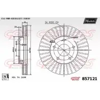 Тормозной диск MAXTECH P6HYA 857121.0080 8571 21 1194804878