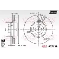 Тормозной диск MAXTECH 857129.6060 DRQZB 1194804919 8571 29
