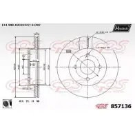Тормозной диск MAXTECH 857136.0060 ZC7UW 1194804959 857 136