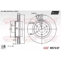 Тормозной диск MAXTECH C7UNV 857137.0080 1194804966 85 7137