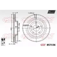 Тормозной диск MAXTECH 857156.6060 85715 6 1194805069 L58S8