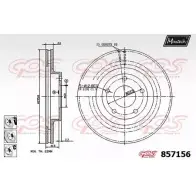 Тормозной диск MAXTECH 85 7156 1194805070 857156.6880 0DJE1