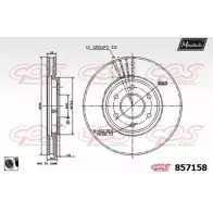 Тормозной диск MAXTECH 857158.0060 85 7158 4RCNN 1194805079