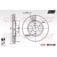 Тормозной диск MAXTECH 857158.6060 8571 58 EDUP8 1194805081
