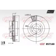 Тормозной диск MAXTECH 1194805092 857160.0080 8 57160 IGL6B