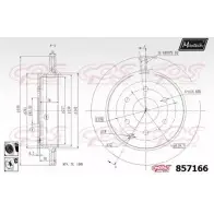 Тормозной диск MAXTECH 857 166 1194805123 857166.6060 VRQMBK