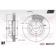 Тормозной диск MAXTECH 8 57177 857177.0060 1194805187 AOOMI