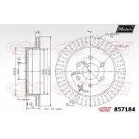 Тормозной диск MAXTECH 1194805216 27S42Q 85718 4 857184.0000