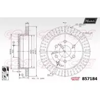Тормозной диск MAXTECH 1194805219 8 57184 ED9B79 857184.6060