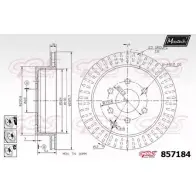 Тормозной диск MAXTECH 1194805221 857184.6980 8 57184 WLTX2L