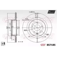Тормозной диск MAXTECH 08GGAQ 85 7185 857185.0080 1194805224