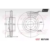 Тормозной диск MAXTECH 1194805252 31HS8CO 857190.0000 85719 0