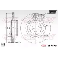 Тормозной диск MAXTECH 857190.0080 857 190 1194805254 D84IPFF