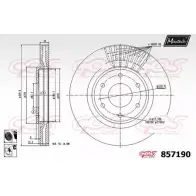Тормозной диск MAXTECH 85719 0 857190.6060 1194805255 05UP5