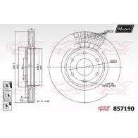 Тормозной диск MAXTECH 857190.6880 85719 0 STF1MQ 1194805256