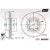 Тормозной диск MAXTECH 8610 01 861001.6060 582469 1194805321