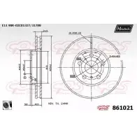 Тормозной диск MAXTECH 861021.0060 9T7MO6 1194805433 86 1021