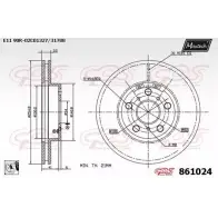 Тормозной диск MAXTECH 1194805452 HSMDTB 8 61024 861024.0080