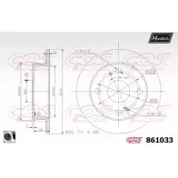 Тормозной диск MAXTECH 86 1033 1194805499 861033.0060 DLGTQ