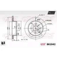 Тормозной диск MAXTECH 1194805553 861042.0060 JGTK5 8610 42