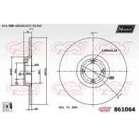 Тормозной диск MAXTECH 861064.0080 1194805578 293QM5 861 064