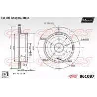 Тормозной диск MAXTECH 86108 7 1194805626 861087.0080 DOJH4