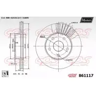 Тормозной диск MAXTECH HF4CVX 1194805788 861 117 861117.0080