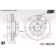 Тормозной диск MAXTECH 1194805833 86 1125 CI7NQI1 861125.0060