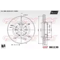 Тормозной диск MAXTECH 861 130 48D79B 1194805857 861130.0060