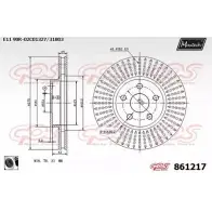 Тормозной диск MAXTECH VPD75H 1194805995 861217.0060 861 217