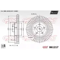 Тормозной диск MAXTECH 1194805996 2CE6ZS 861217.0080 8 61217