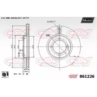 Тормозной диск MAXTECH 861226.0060 2MM9EF 8 61226 1194806043