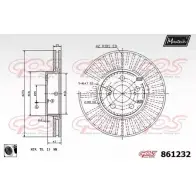 Тормозной диск MAXTECH 1194806067 861232.0060 OFV528I 861 232