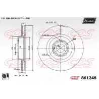 Тормозной диск MAXTECH 1194806139 ZAY8NZ 861248.0060 8 61248