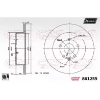 Тормозной диск MAXTECH 1194806181 8612 55 DCWZP 861255.0060