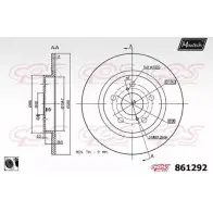 Тормозной диск MAXTECH 441FL2 1194806361 861292.0060 861 292