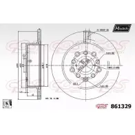 Тормозной диск MAXTECH 8613 29 XGBDJR 861329.0080 1194806510