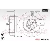 Тормозной диск MAXTECH 86 1329 861329.6060 ZNL5L3 1194806511