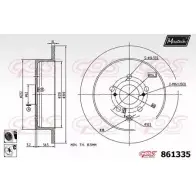 Тормозной диск MAXTECH 861335.6060 1194806547 8613 35 VGIF77
